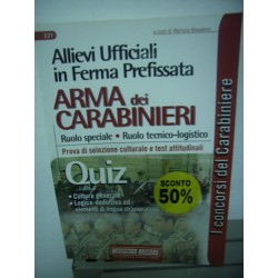 Allievi ufficiali arma dei carabinieri. Prova di selezione culturale e test attitudinali - a cura di P. Nissolino