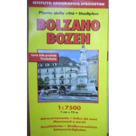 Bolzano 1:7.500. Ediz. multilingue