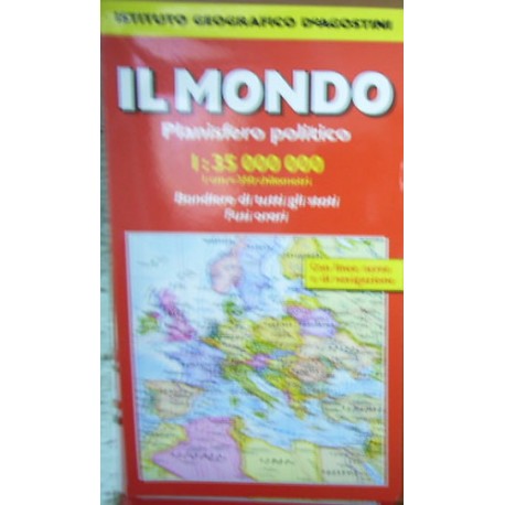 Il mondo. Planisfero politico 1:35.000.000