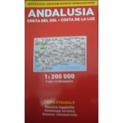 Andalusia. Costa del Sol, Costa de la Luz 1:200.000