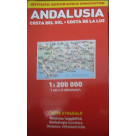Andalusia. Costa del Sol, Costa de la Luz 1:200.000