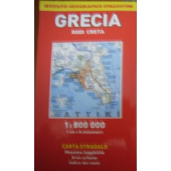 Grecia. Rodi, Creta 1:800.000