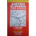 Austria, Slovenia, Svizzera, Liechtenstein 1:800.000