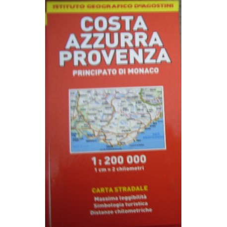 Costa Azzurra, Provenza, Principato di Monaco 1:200.000