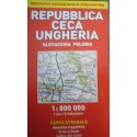 Ungheria, Repubblica Ceca, Polonia, Slovacchia 1:800.000