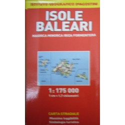 Isole Baleari. Maiorca, Minorca, Ibiza, Formentera 1:175.000