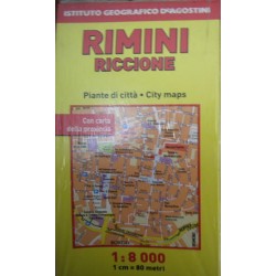 Rimini 1:8 000-Riccione 1:6 500. Ediz. multilingue
