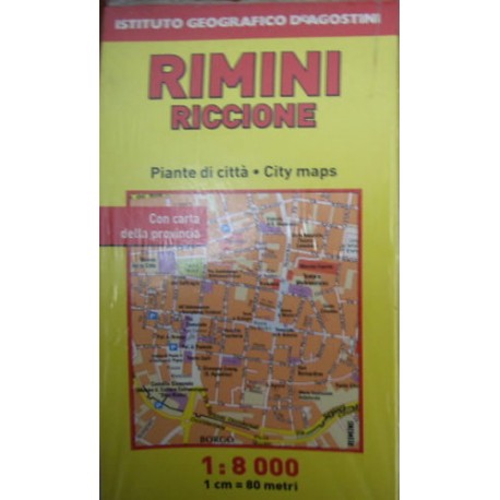 Rimini 1:8 000-Riccione 1:6 500. Ediz. multilingue