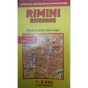 Rimini 1:8 000-Riccione 1:6 500. Ediz. multilingue