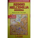 Modena 1:12.000. Reggio nell'Emilia 1:8.500. Ediz. multilingue