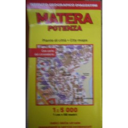 Potenza, Matera 1:5.000. Ediz. multilingue