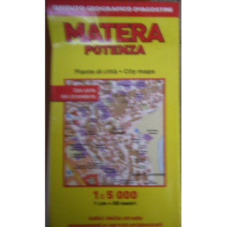 Potenza, Matera 1:5.000. Ediz. multilingue