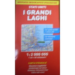 Stati Uniti. I grandi laghi 1:2.000.000