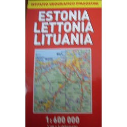 Estonia, Lettonia, Lituania 1:600.000