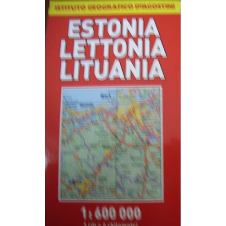 Estonia, Lettonia, Lituania 1:600.000