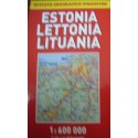 Estonia, Lettonia, Lituania 1:600.000