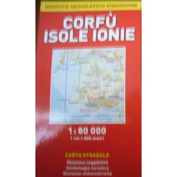 Corfù, Isole Ionie 1:80.000