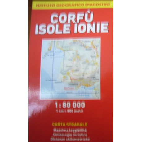 Corfù, Isole Ionie 1:80.000