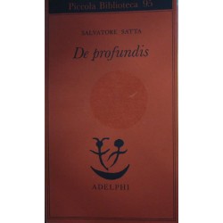De profundis - Salvatore Satta
