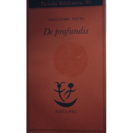 De profundis - Salvatore Satta