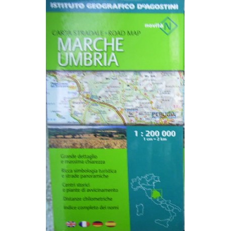 Marche e Umbria 1:200 000