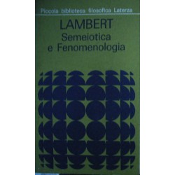 Semeiotica e fenomenologia - Johann Heinrich Lambert