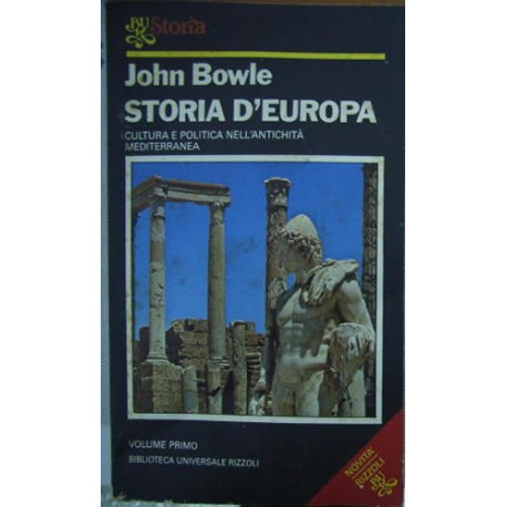 Storia d'Europa vol. 1 - John Bowle
