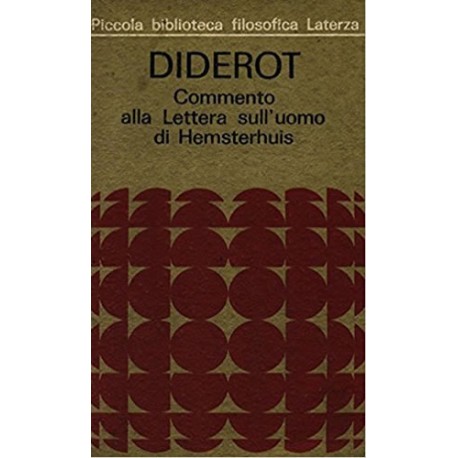 Commento alla lettera sull'uomo di Hemsterhuis - Denis Diderot