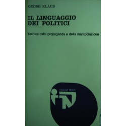 Il linguaggio dei politici - Georg Klaus