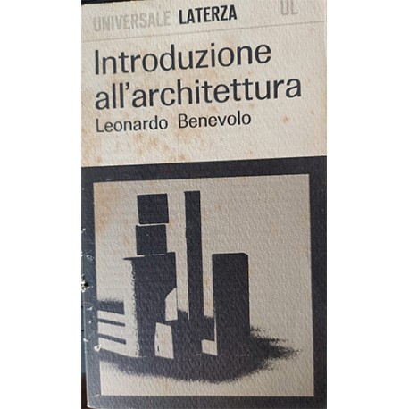 Introduzione all'architettura - Leonardo Benevolo