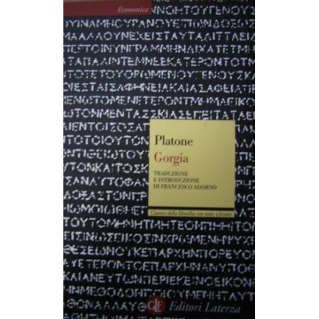 Gorgia - Platone -  Testo greco a fronte