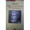 Opere, frammenti, testimonianze sulla sua vita - Epicuro