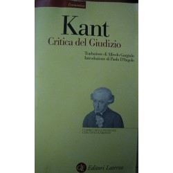 Critica del giudizio - Immanuel Kant